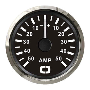 Ammeter w/shunt 50 A black/glossy - foto originale Osculati Srl