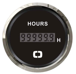Digital hour counter black/glossy - foto originale Osculati Srl