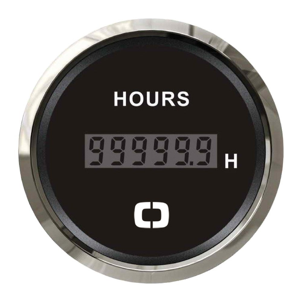 Digital hour counter black/glossy - foto originale Osculati Srl