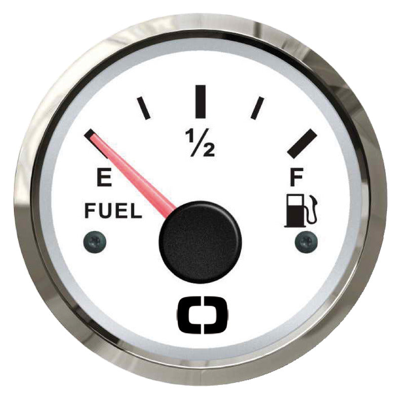 Fuel level gauge 240/33 ohm white/glossy - foto originale Osculati Srl
