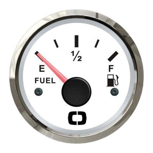 Fuel level gauge 10-180/240-33 ohm white/glossy - foto originale Osculati Srl