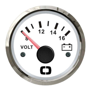 Voltmeter 8/16 V white/glossy - foto originale Osculati Srl
