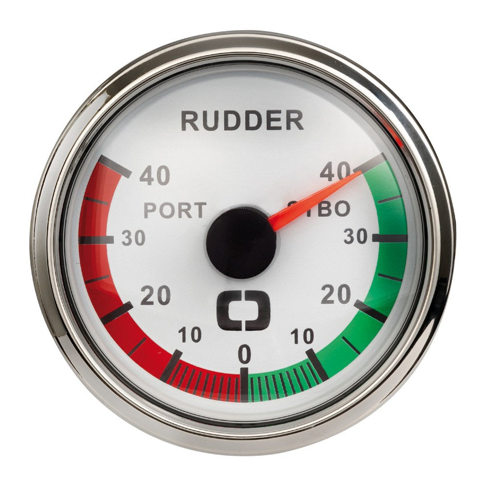 Rudder angle indicator white/glossy - foto originale Osculati Srl