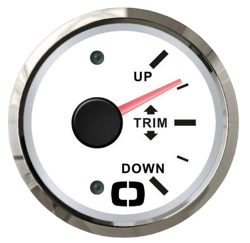 Trim indicator 0/190 ohm white/glossy - foto originale Osculati Srl