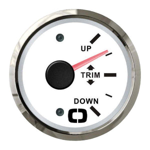 Trim indicator 0/190 ohm white/glossy - foto originale Osculati Srl