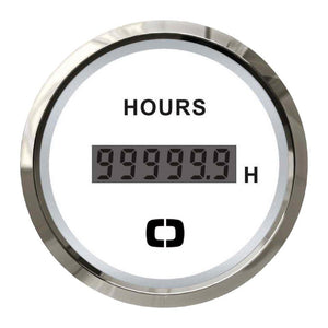 Digital hour counter white/glossy - foto originale Osculati Srl