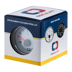 Revolution counter 0-3000 RPM black/black - foto originale Osculati Srl