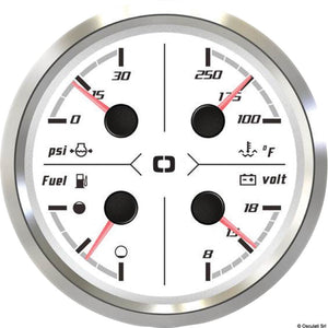 Multifunction instrument white/glossy 85mm - foto originale Osculati Srl