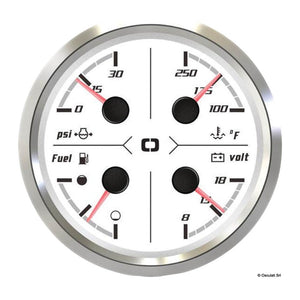Multifunction instrument white/glossy 85mm - foto originale Osculati Srl
