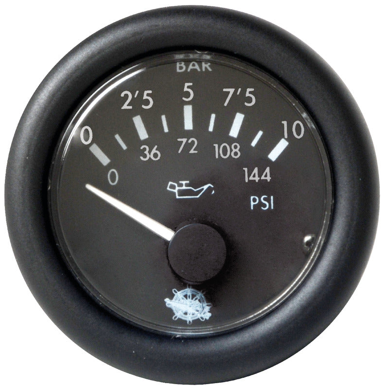 Guardian oil pressure gauge 0-10 bar black 12 V - foto originale Osculati Srl