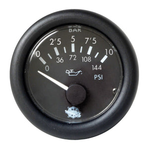 Guardian oil pressure gauge 0-10 bar black 12 V - foto originale Osculati Srl