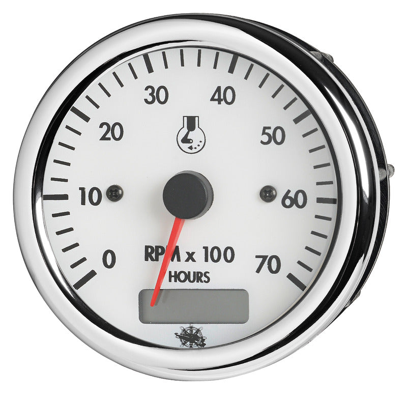 Guardian RPM counter 2/4stroke white hourmeter 12V - foto originale Osculati Srl