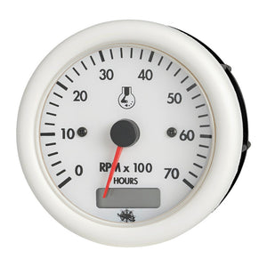 Guardian RPM counter 2/4stroke white hourmeter 12V - foto originale Osculati Srl