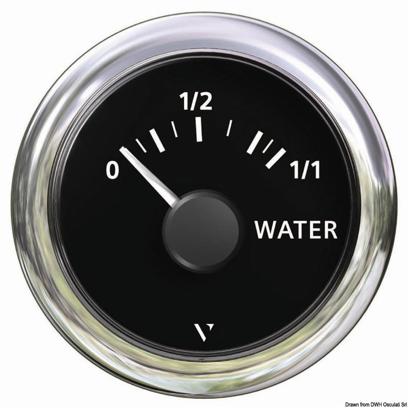 VDO Marine Water level indicator 10/180 ohm black - foto originale Osculati Srl