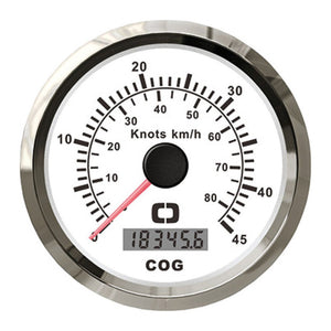 Speedometer w/GPS compass white/glossy - foto originale Osculati Srl