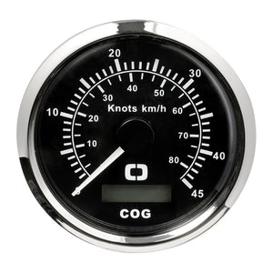 Speedometer w/GPS compass black/glossy - foto originale Osculati Srl