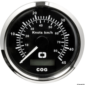 Speedometer w/GPS compass black/glossy - foto originale Osculati Srl