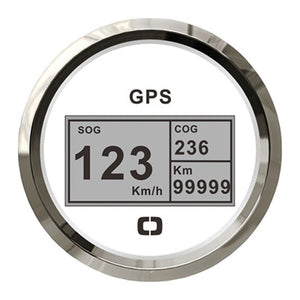 Speedometer compass mile counter GPS white/glossy - foto originale Osculati Srl