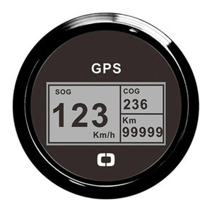 Speedometer compass mile counter GPS black/black - foto originale Osculati Srl
