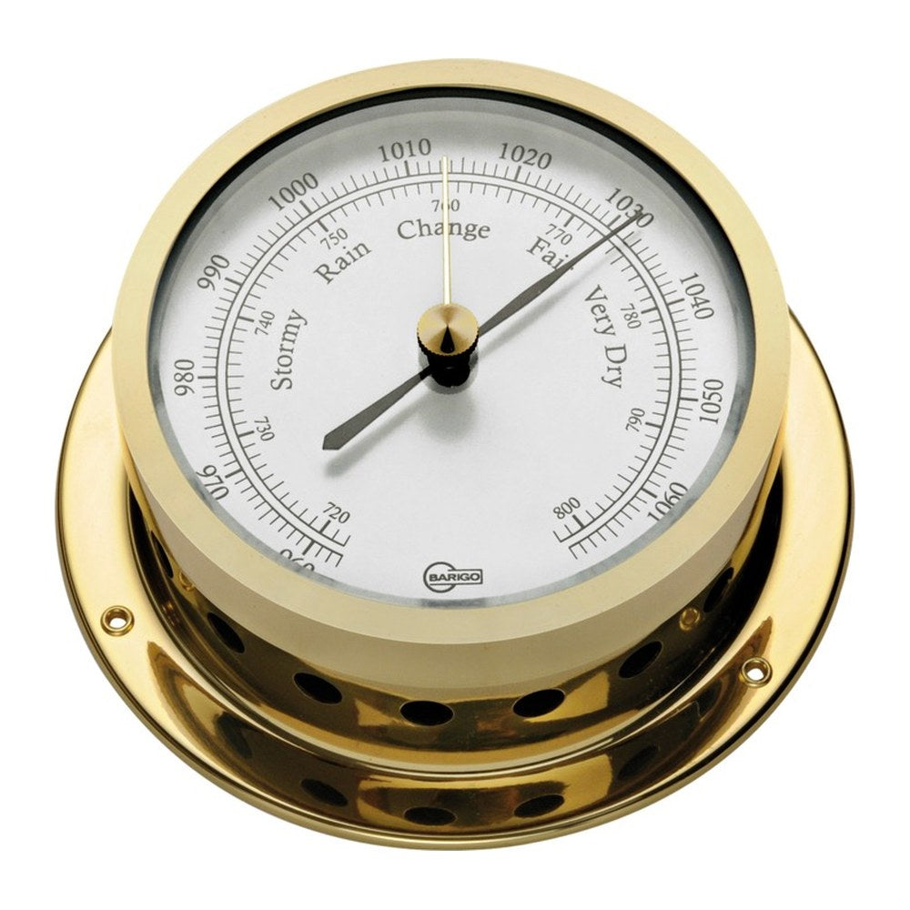 Barigo Star barometer golden brass - foto originale Osculati Srl