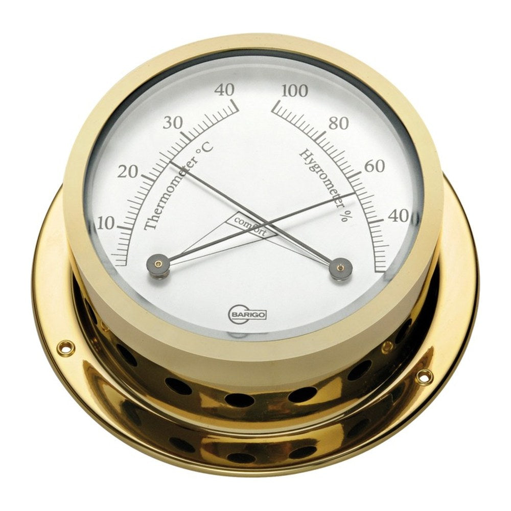 Barigo Star hygrometer golden brass - foto originale Osculati Srl