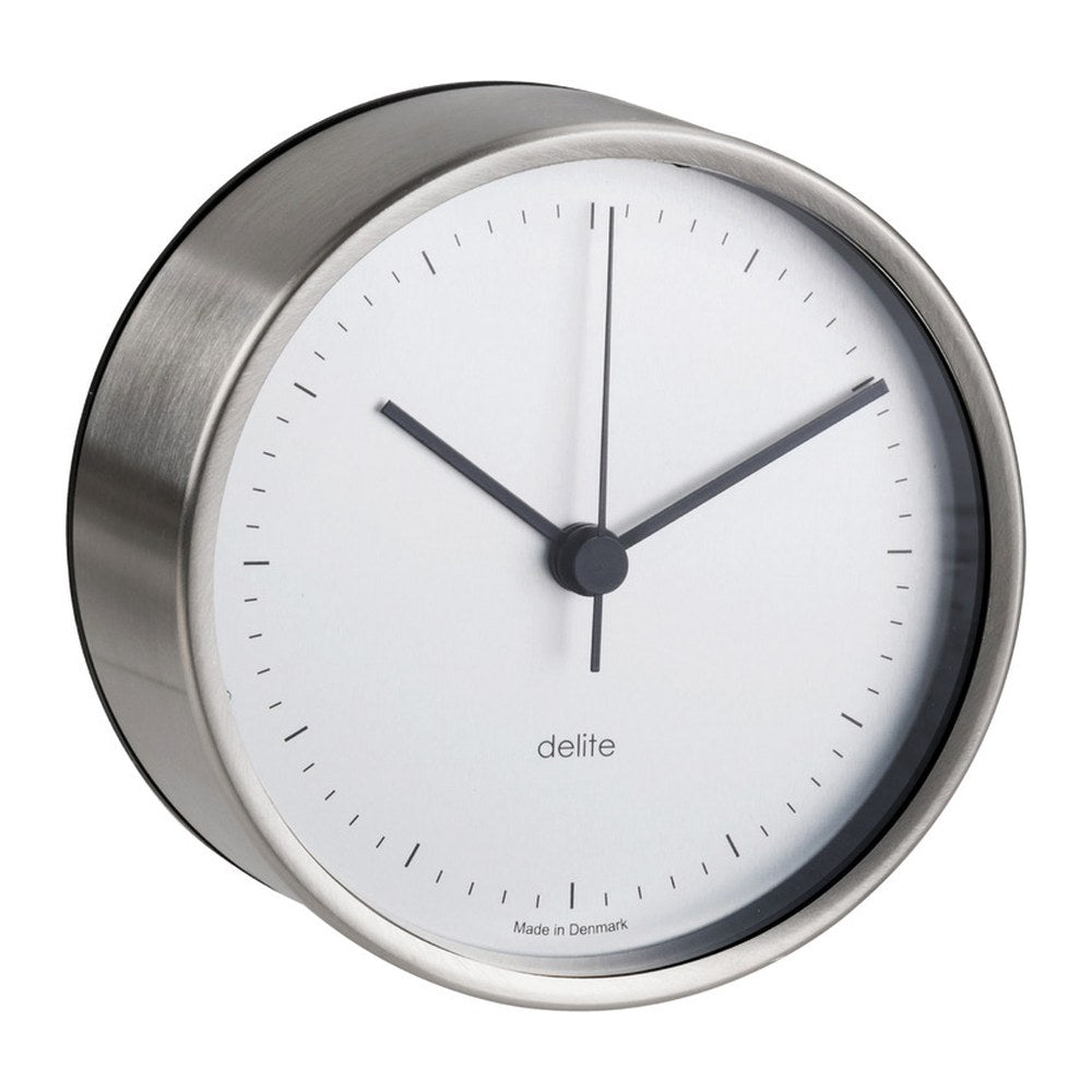 Vion Clausen satin SS clock, wall mounting - foto originale Osculati Srl