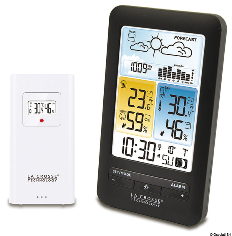 La Crosse Compact radio-controlled meteo station - foto originale Osculati Srl
