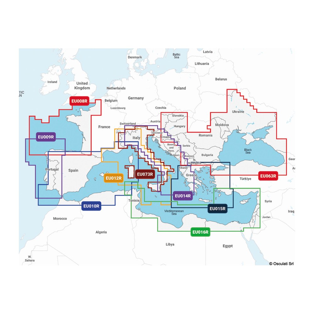 GARMIN Navionics+ REGULAR cartography - foto originale Osculati Srl