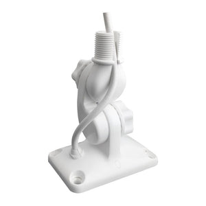 GLOMEX reinforced nylon base w/articulated joint white - foto originale Osculati Srl