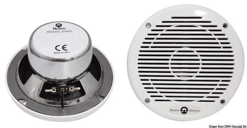 Riviera waterproof two-way loadspeaker - foto originale Osculati Srl