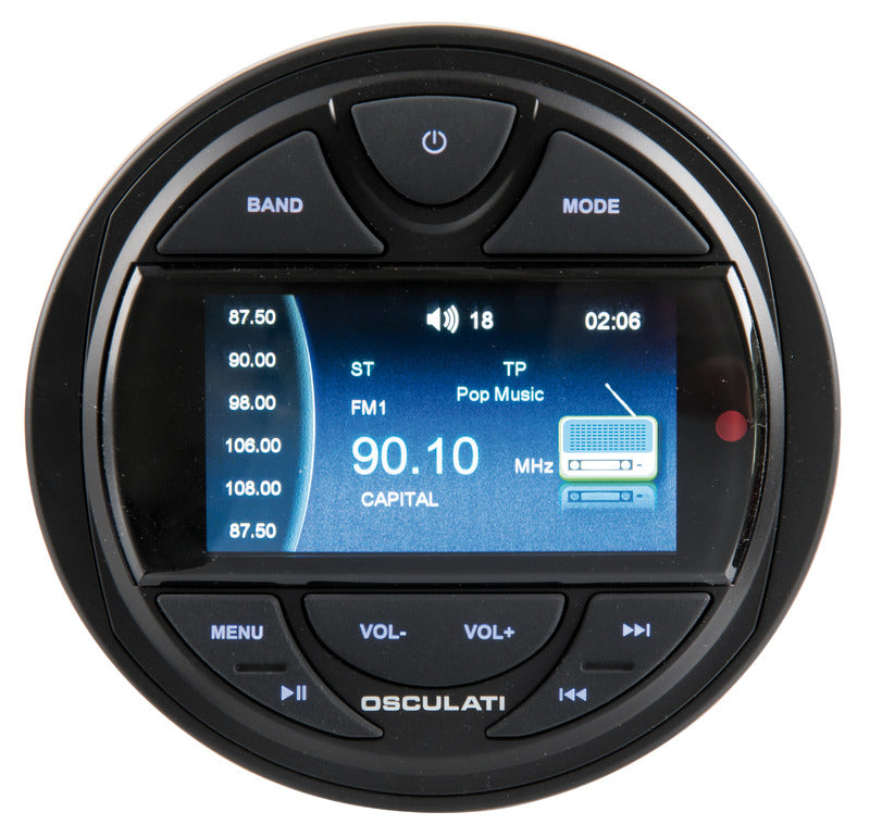 M3-TFT radio for instrument table - foto originale Osculati Srl