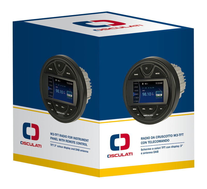 Auxiliary USB-AUX cable with watertight panel - foto originale Osculati Srl