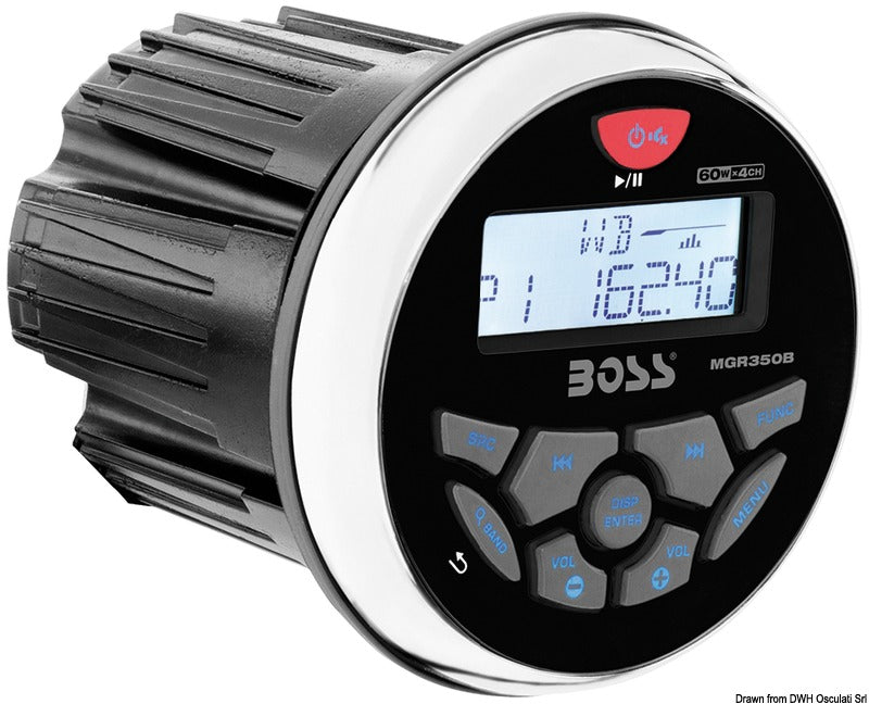 Boss Marine MGR3508 radio for dashboard - foto originale Osculati Srl