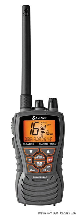 Cobra marine Cobra Bluebound 350E - Portable VHF - foto originale Osculati Srl