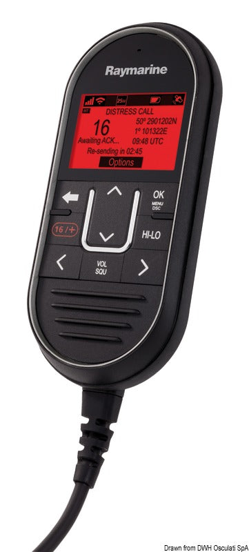 Raymarine VHF Ray63 with integrated GPS - foto originale Osculati Srl