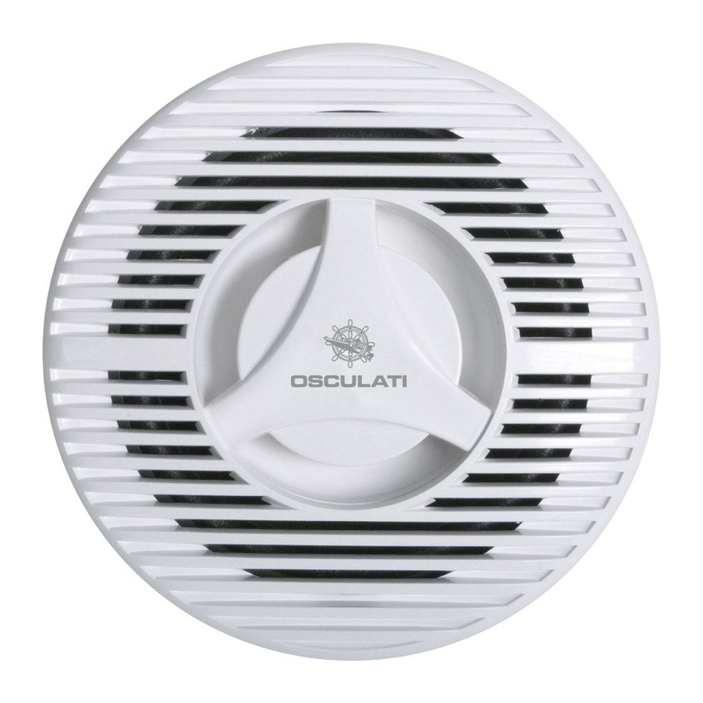 Pair of 2-ways loudspeakers 180 mm 100 W white - foto originale Osculati Srl
