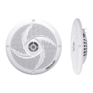 Pairs of dual cone ultra slim speakers 4" - white - foto originale Osculati Srl