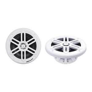 Pairs of dual cone speakers 5.25" - 2x80W - white - foto originale Osculati Srl