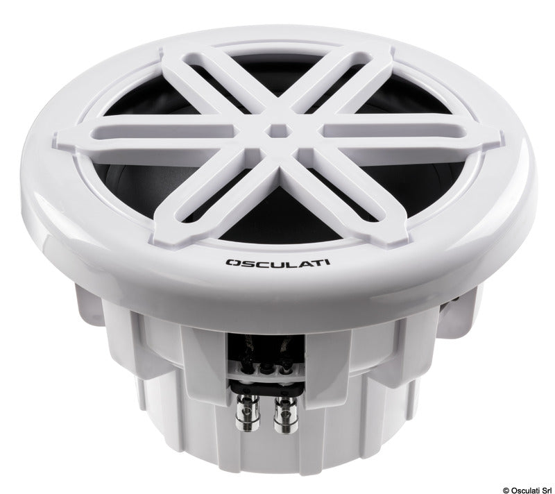 Subwoofer 10" white - waterproof - UV resistant - foto originale Osculati Srl