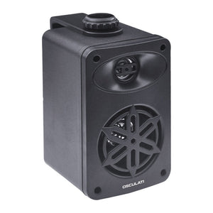 Pairs of 2-way loudspeakers f.interiors 3" - 2x80W - black - foto originale Osculati Srl