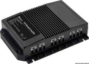 Bluetooth amplifier 4 channels / 2 subwoofers - foto originale Osculati Srl