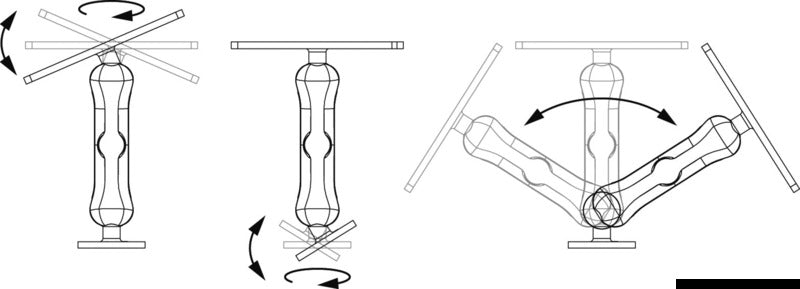 Universal instrument holder - foto originale Osculati Srl