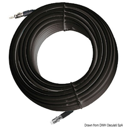 Glomex RG62 cable for Glomeasy Line AM/FM antennas 25 m - foto originale Osculati Srl