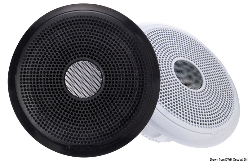 Fusion XS-F65CWB 6.5" white + black grid. Sold in pairs - foto originale Osculati Srl