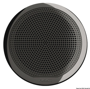 Fusion EL-F653B 6.5" black grid. Sold in pairs - foto originale Osculati Srl