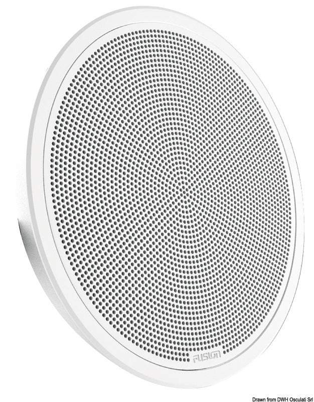 Fusion FM-S10RW Flush Mount 10" 400W white grid - foto originale Osculati Srl