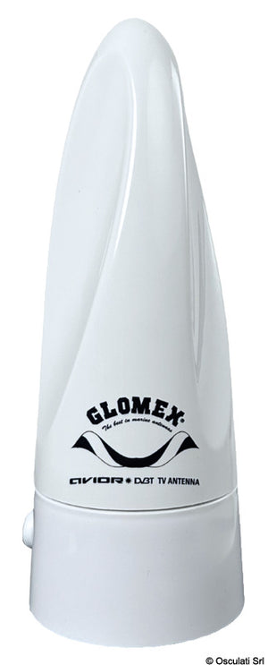 GLOMEX Avior TV/AM-FM antenna white - foto originale Osculati Srl