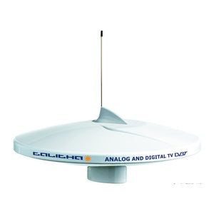GLOMEX Talitha AGC/DAB AM-FM TV antenna white - foto originale Osculati Srl