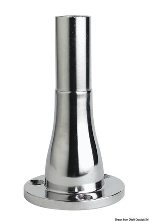 Glomex antenna base AISI316 polished 150 mm - foto originale Osculati Srl