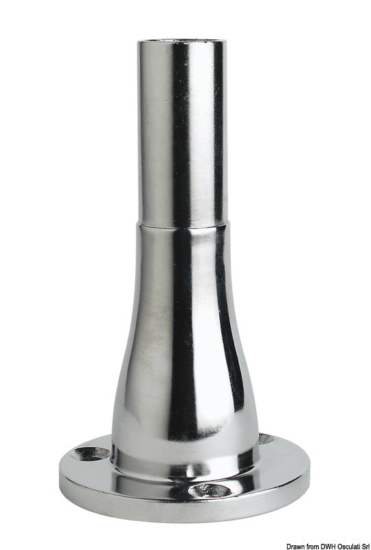 Glomex antenna base AISI316 polished 150 mm - foto originale Osculati Srl